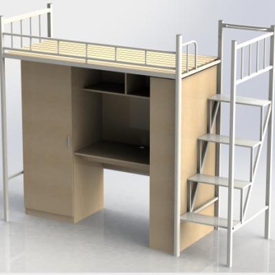 高低床/公寓床/钢木床/定制高低床/d型管高低床/学生公寓床