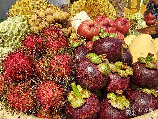 水果兰花节开幕来扬州世园会曼谷园试吃8种地道的泰国水果