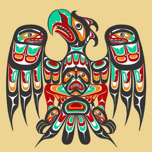雷鸟:印第安部落的传统图腾之一,这个似鹰非鹰的物种常见于印第安部落