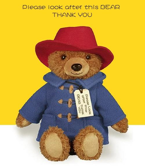 英国正版帕丁顿熊 毛绒玩具熊熊公仔卫衣服玩偶可爱娃娃女生礼物