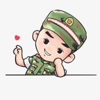 最可爱的军人图片卡通个性酷酷的军人头像卡通点击鼠标右键下载