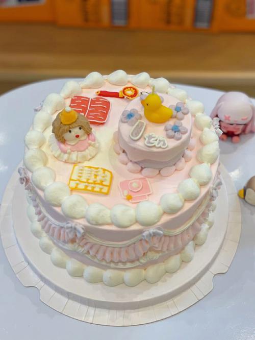 周岁蛋糕小公主蛋糕女孩蛋糕抓周蛋糕