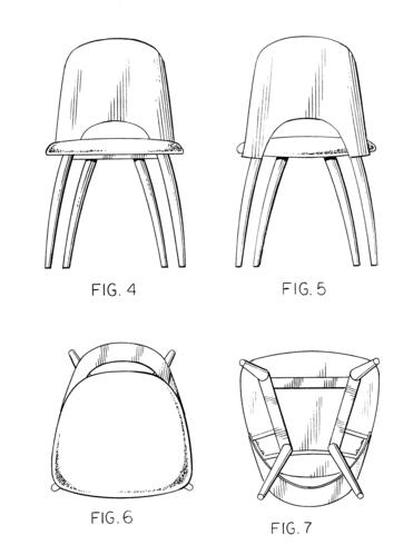 专利usd488632 - chair - google 专利