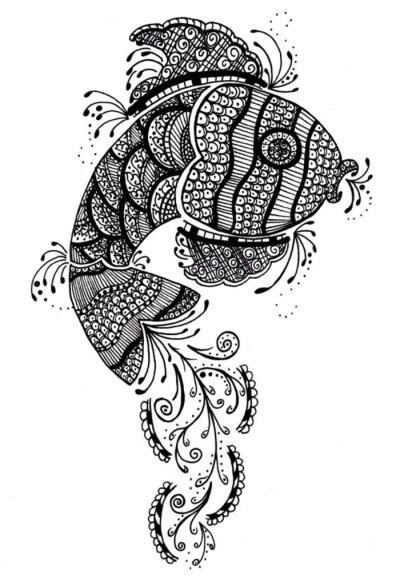 鱼 装饰 插画