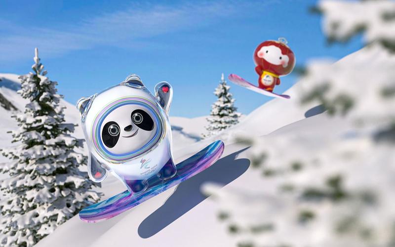 《小木c4d》北京冬奥吉祥物-冰墩墩和雪容融-oc场景渲染教程