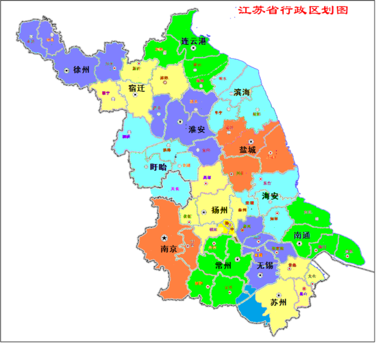 未来江苏全省各市都可设区,但必须先调整各地级市布局.