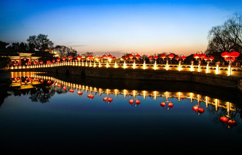 北京辛丑牛年的夜晚~北海公园,角楼夜景