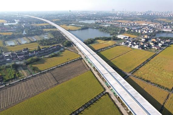 预计年底基本贯通苏台高速公路七都至桃源段建设加速推进