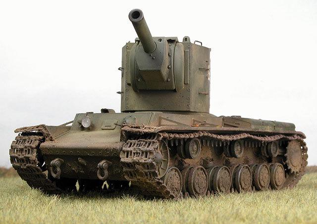 二战时期拥有大口径的炮kv2重型坦克