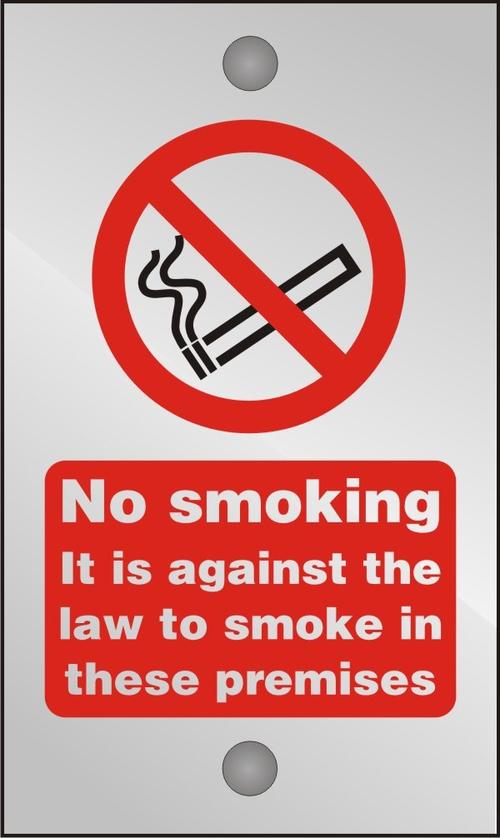 seco no smoking it is against the law to smoke
