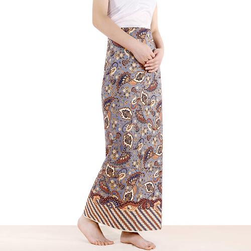泰国隆基裙缅甸纱笼sarong笼基傣族筒裙新款夏季民族装男女半身裙 明