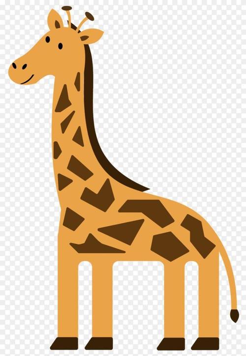 动物 长颈鹿 剪贴 长颈鹿剪贴画-长颈鹿