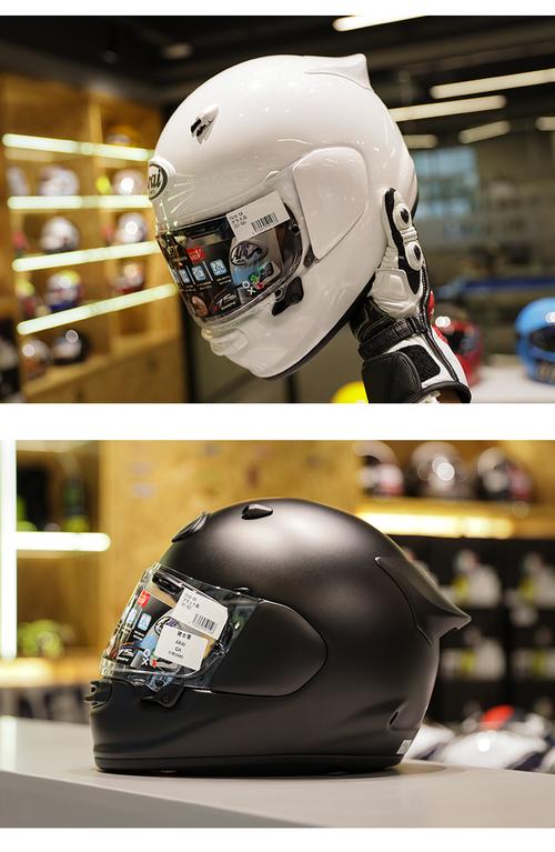 日本arai gx素色头盔进口机车摩托车休旅巡航盔全盔 checker white s