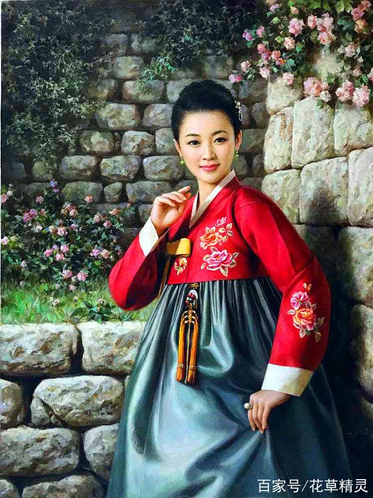 朝鲜人物油画欣赏