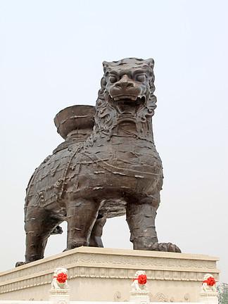河北沧州铁狮子