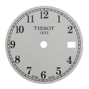 石英表字面表面t085刻度盘表盘手表配件适用天梭卡森女款t085210a