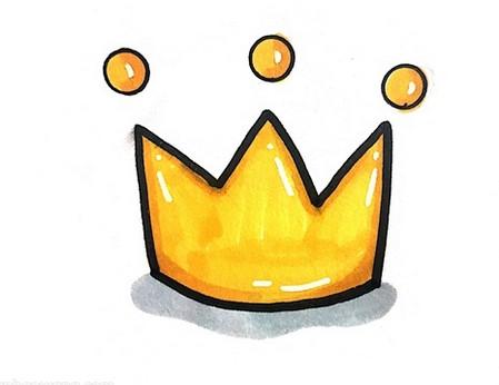 皇冠简笔画简单画法图片