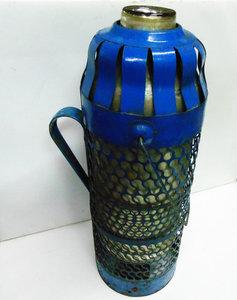 民俗物品 老物件 水具 影视道具 60-70年代铁皮镂空暖水瓶 暖壶