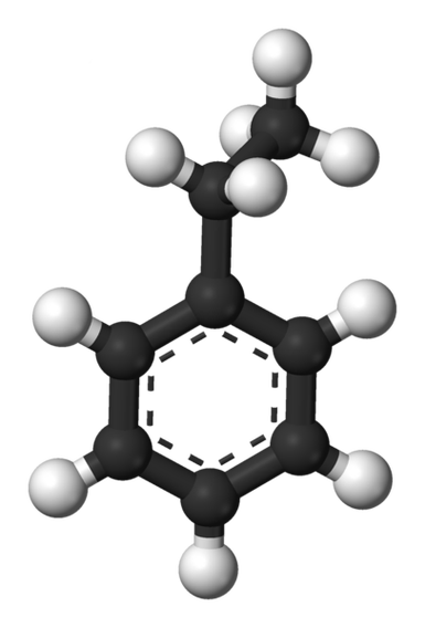  p>乙苯(ethylbenzene),是一种芳香烃,分子式为c sub>8 /sub>h sub>10