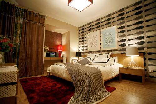 15平米现代卧室装修效果图大全2013图片设计图片赏析