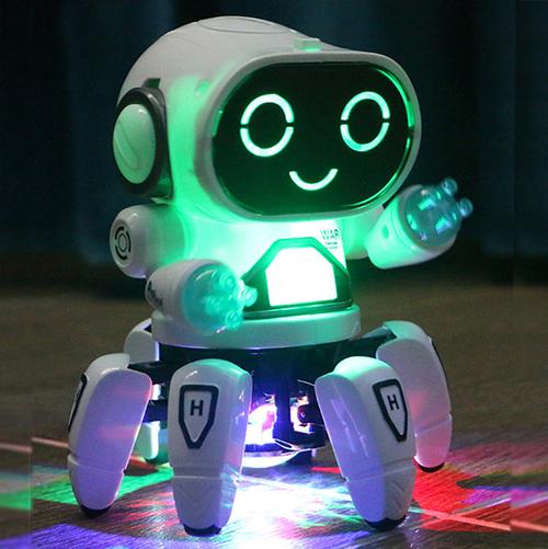 抖音机器人玩具八六爪鱼电动灯光音乐智能跳舞3-6岁灯光音乐儿童