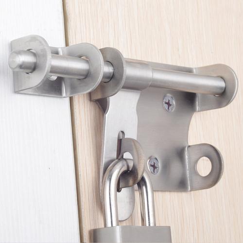 加厚不锈钢锁扣安全扣锁头门扣门栓大门插销防盗锁挂锁门销