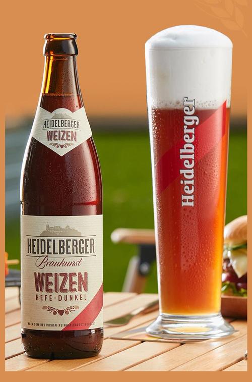 山姆啤酒山姆超市海德堡heidelberger德国进口黑色酵母小麦
