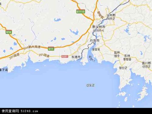 中国 辽宁省 丹东市 东港市东港市卫星地图 本站收录有:2021东港市