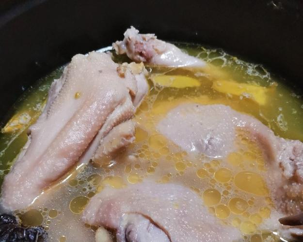 清爽铸铁锅炖鸡汤