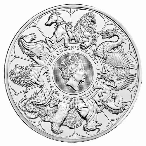 「钱币赏析」「英国」英国女王的神兽10合1银币普制版