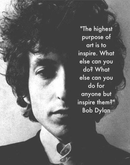bob dylan re:inspiration i think this is true for more than just