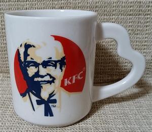怀旧kfc早期1993-2003青岛肯德基十周年纪念瓷马克杯