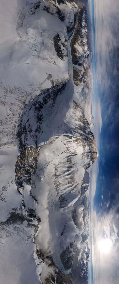 这张珠穆朗玛峰全景照由26张图拼接而成!