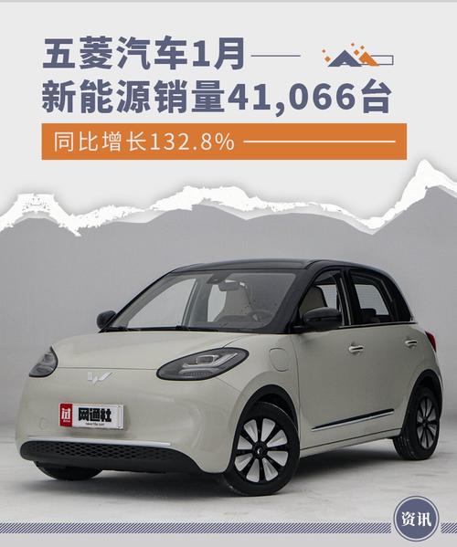 五菱汽车1月新能源销量41066台同比增长1328