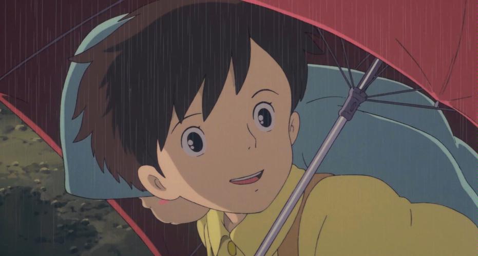 【龙猫宫崎骏】小月教龙猫用伞这段太有爱了