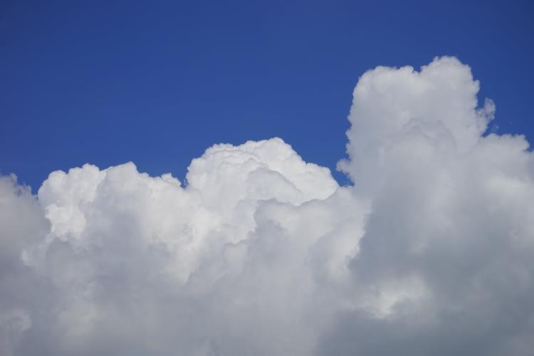 云彩,云的形成,天空,白色,蓝色,积云,云层形成