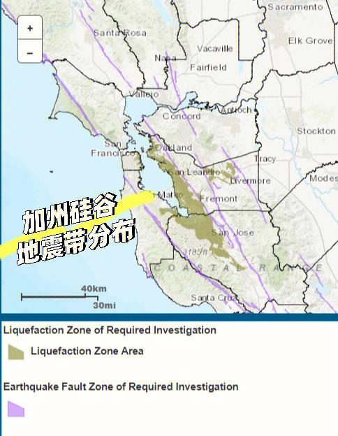 97美国国家地质局的数据显示,湾区共有7个大型地震带,分别是:san