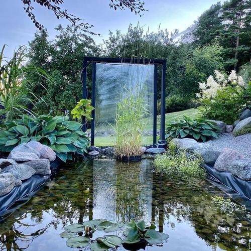 生态池塘打造的水景花园,有这样一个水景花园,心情简直美爆了!