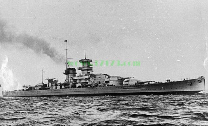 声名显赫的战后遗物格奈森瑙号战斗巡洋舰