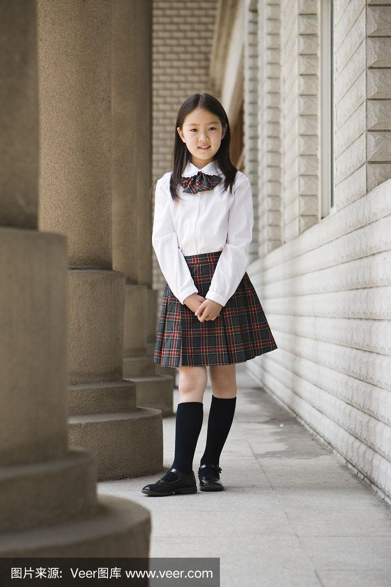 女生,校服,日本校服,小学,垂直画幅