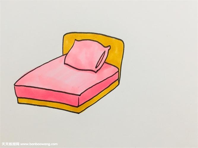 床怎么画又漂亮又简单