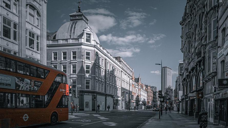 英国伦敦街头暗色调风景写真,高清图片-壁纸族