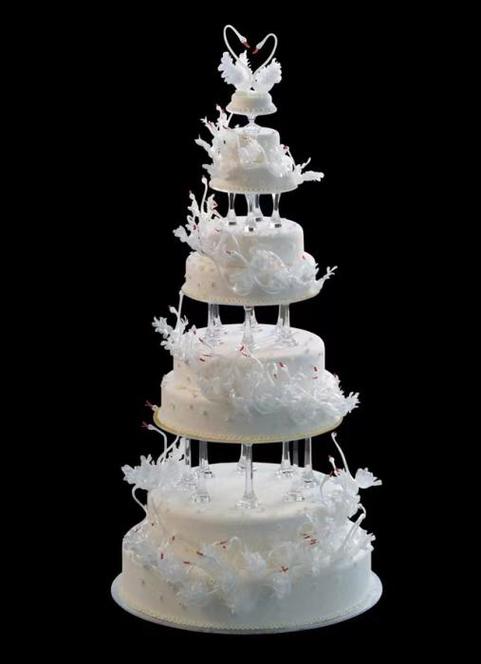 黑天鹅"举世倾慕"婚礼蛋糕. 图片来源:黑天鹅蛋糕官方微博