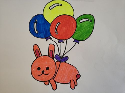 苹果班《彩色气球,快乐涂鸦》
