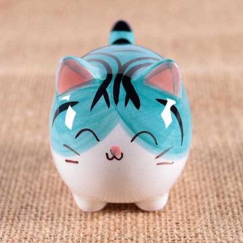 陶瓷小猫咪摆件创意家居饰品工艺品可爱少女桌面生日礼物礼品公仔