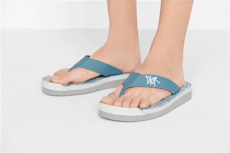 logo shower sandals 2020ss春夏新品 迪奥阿尔法系列山系运动人字