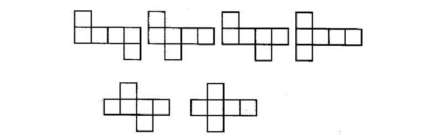 正方体的十一种侧面展开图