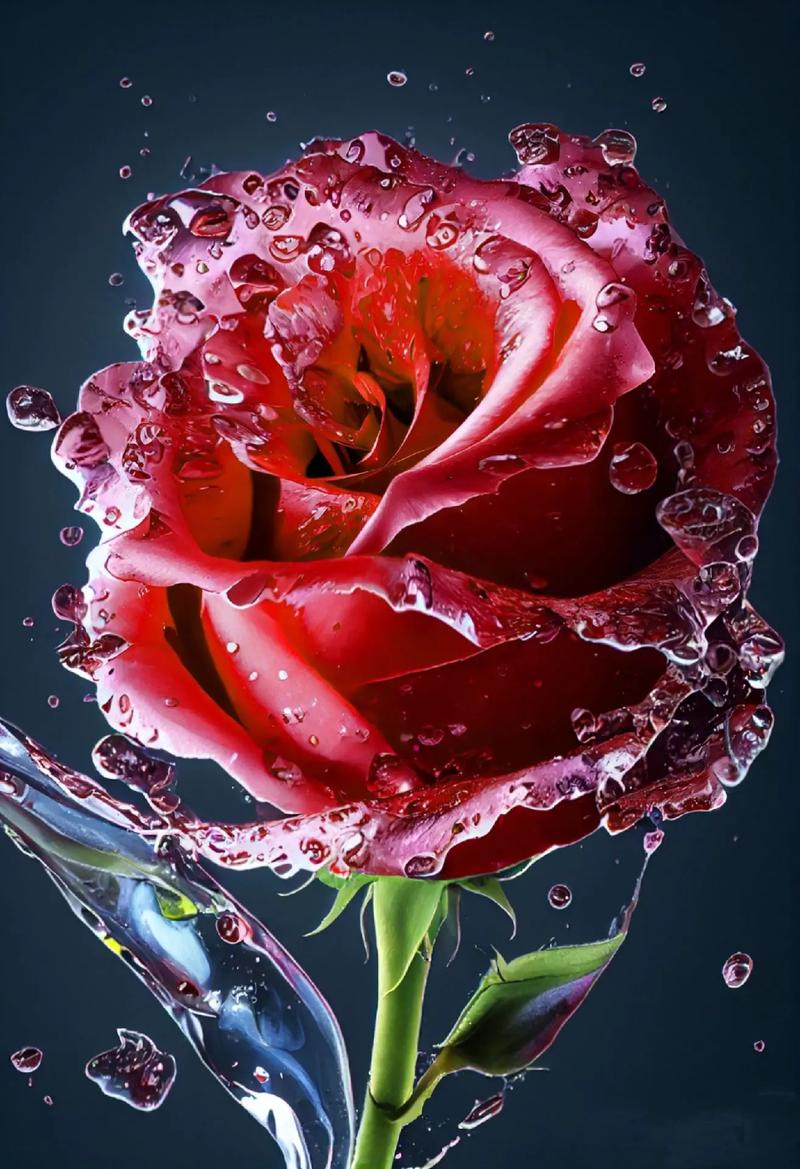 这么浪漫的露珠玫瑰,当然是要分享给最可爱的她呀,被艾特的人会 - 抖