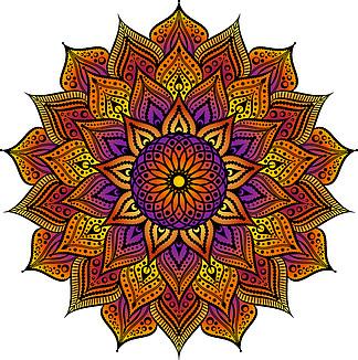 曼荼罗几何圆形装饰,部落民族阿拉伯文印度图案,八, 尖, 圆, 抽象