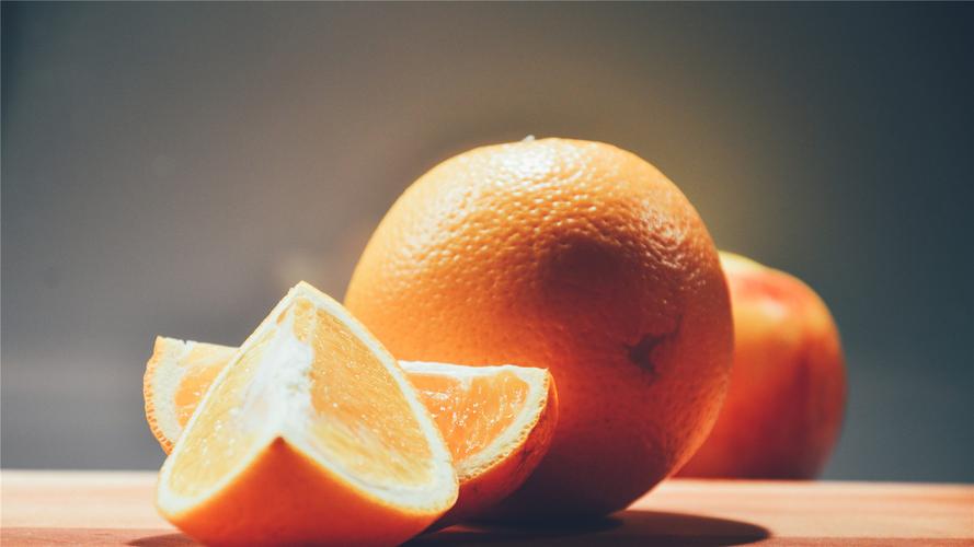新鲜的橙子高清桌面壁纸_美食壁纸_壁纸下载_美桌网